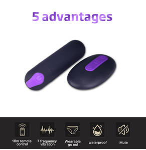 Mini proiettile da donna vibrazione massaggiatore per fica pantaloni strumento per la masturbazione giocattoli per adulti giocattoli vibratore per biancheria intima telecomandato - Product Image 3