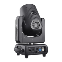 Nouveau pack de 2 en étui Effet arc-en-ciel Sharpy Beam Mini 295w Moving Head Light avec anneau LED