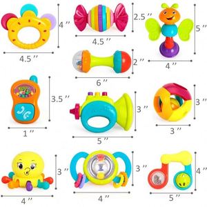 Jouets éducatifs, hochet en bois, hochets pour bébés Manhattan - Product Image 3