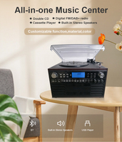 Nouveau design de plusieurs tourne-disque avec radio FM