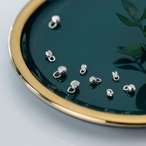 गर्म बिक्री चांदी 925 सोने की प्लेटेड कॉर्ड बंद अंत बकल कुरकुंगा बीड कवर क्लैंप - Product Image 2