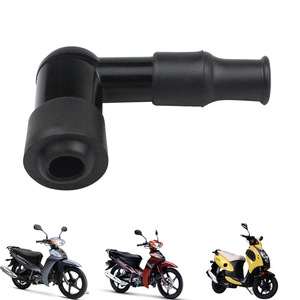 JINNAI yüksek performanslı bakır çekirdek motosiklet buji kap yüksek gerilim ateşleme Boot 70cc 100cc <span class=keywords><strong>110cc</strong></span> 125cc motorlar için yeni - Product Image 1