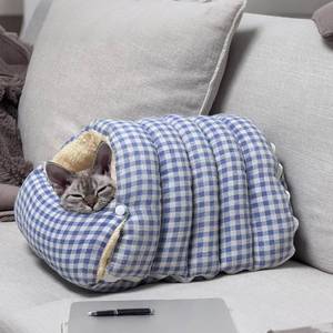 Removable and washable cat <b>bed</b>, suitable for all seasons, enclosed pet house, small dog <b>bed</b>, thickened for winter use, for cats - Product Image 3