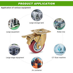 מפעל סין 4/<span class=keywords><strong>5</strong></span>/6/8 אינץ '200/250/300/350 ק "ג מלגזה חלקים סופר כבד כבד ברזל פס קור גלגל קור - Product Image 4