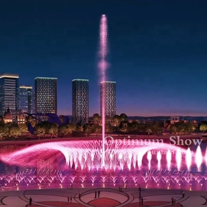 광저우 중국 공장 대규모 야외 Fuente 유연한 음악 분수 쇼 플로팅 댄싱 분수 - Product Image 2
