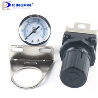 Régulateur de pression d'air numérique SMC AirTool KINGPIN pneumatique AR2000 02 1/4 pouce pour transmission de camion avec manomètre