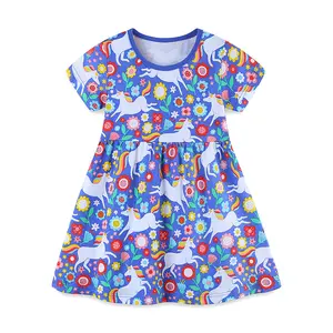 2024 बेबी होलसेल बेबी ड्रेस प्यारी लड़की। ड्रेस कॉटन ड्रेस एलेग के लिए सुरुचिपूर्ण बेबी गर्ल ड्रेस
