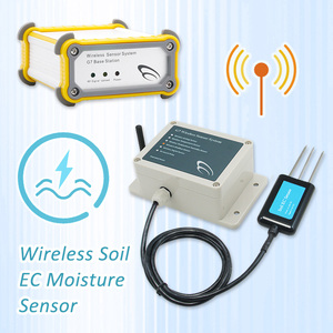 เครื่องวัดความชื้นในดินแบบไร้สาย Modbus เซ็นเซอร์ EC เครื่องทดสอบคุณภาพดิน เซ็นเซอร์ดินสำหรับการเกษตร เรือนกระจก - Product Image 1