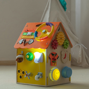 Giocattolo Educativo per lo Sviluppo Precoce, <span class=keywords><strong>Scatola</strong></span> Multifunzione <span class=keywords><strong>Montessori</strong></span> per Bambini, Gioco di Iniziazione per Bambini Piccoli - Product Image 5