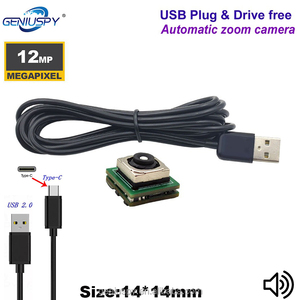14x14mm 12MP 15fps tự động lấy nét Mini USB máy ảnh UVC <span class=keywords><strong>Android</strong></span> điện thoại di động bên ngoài cam OTG video chụp ảnh USB Webcam âm thanh - Product Image 2