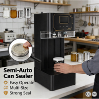 Machine de scellage par induction électrique semi-automatique à grande vitesse pour bouteilles et canettes en plastique de boissons, format compact, vente chaude usine