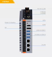3 LAN J6412 atau J1900 Mini PC Mesin Visi PC Mini PC Industri