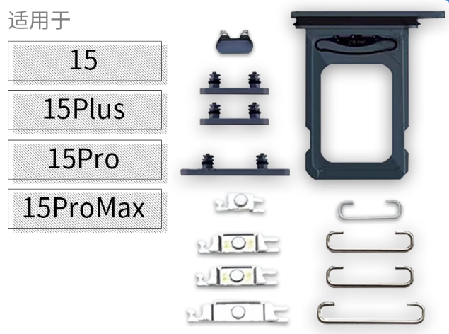 Juego completo 15/15Plus/15Pro / 15PM