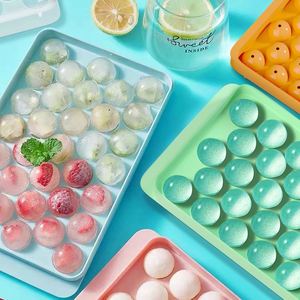 Bandeja de cubo de silicona redonda de bajo precio, libre de Bpa, fácil liberación, <span class=keywords><strong>Mini</strong></span> molde para hacer bloques de hielo de caramelo - Product Image 4