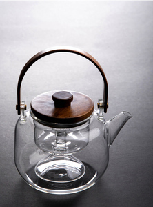 Glass Tea Set Glass <strong>Teapot</strong> Tea <strong>Infuser</strong> and <strong>Insulated</strong> Glass Filter - Product Image 3
