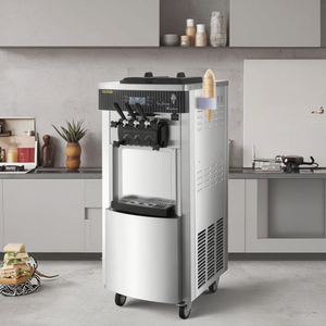 Vevor bán chạy nhất tự động mềm phục vụ Máy làm kem mô hình sàn Bánh Sữa chua sô cô la sữa nước kem cứng mới sử dụng - Product Image 6
