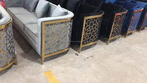 Phòng khách thép sofa thiết kế đơn giản cổ điển sofa cắt Bộ 1 + 2 + 3 - Product Image 4