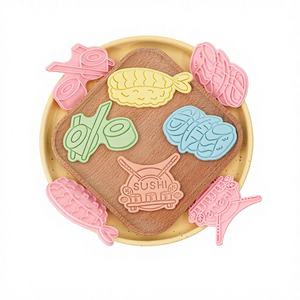 <span class=keywords><strong>Emporte</strong></span>-pièces de la série Sushi, <span class=keywords><strong>emporte</strong></span>-pièces 3D de dessins animés <span class=keywords><strong>japonais</strong></span>, moule à biscuits en argile DIY, moule à biscuits en relief - Product Image 1