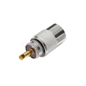 Pl259 UHF nam cắm hơi say khớp nối Kết nối UHF Nam Hàn giảm tốc cho RG58 rg142 lmr195 rg400 rg8 cáp đồng trục - Product Image 3