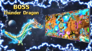 Jeux de pièces de monnaie à haute tenue Compétence de machine Logiciel d'arcade de tir de poisson Cabinet de jeu Buffalo Thunder - Product Image 6