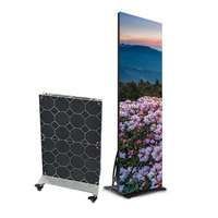 Affichage numérique LED couleur haute luminosité P1.53 portable intelligent pour publicité intérieure avec contrôle WiFi pour centres commerciaux