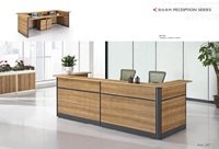 Comptoir de réception moderne en bois pour bureau, spa, salon de beauté, restaurant, hôpital, salon de manucure, caissier