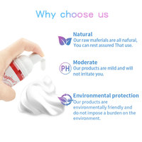 Soins d'hygiène féminine à base de plantes chinoises, marque privée, mousse nettoyante, lavage Yoni, kits d'herbes pour le pouvoir féminin, gel équilibrant le pH, lotion