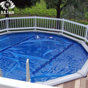 Couverture de <span class=keywords><strong>piscine</strong></span> enroulable isolante, anti-poussière et portable, fabriquée en film PE de haute qualité, adaptée aux piscines. - Product Image 4