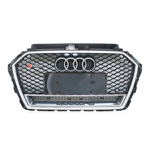 Saison chaude ABS Argent Calandre Automatique pour <span class=keywords><strong>Audi</strong></span> A3 2017 <span class=keywords><strong>2018</strong></span> 2019 Gril de Pare-chocs avant <span class=keywords><strong>à</strong></span> <span class=keywords><strong>RS3</strong></span> en Vente mozambique - Product Image 3