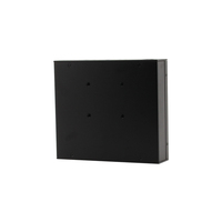 Boîtier en aluminium anodisé noir sur mesure ODM, revêtement en poudre, boîtier en tôle, petit boîtier pour projet électronique, châssis