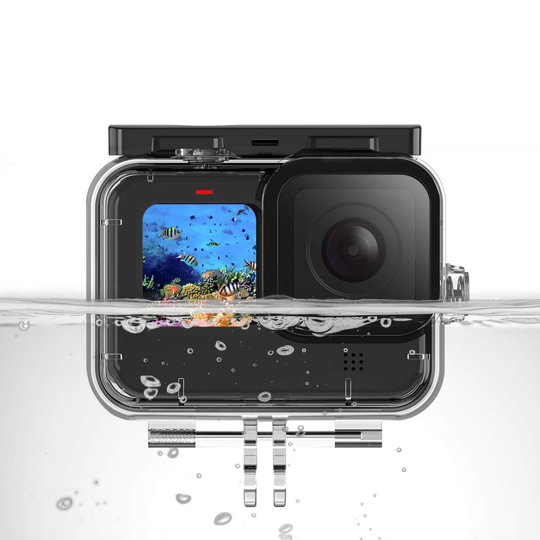 Underwater Waterproof Case for Go Pro Hero 10 Black Diving Protective Housing for Go Pro Hero 12 11 Black Accessory