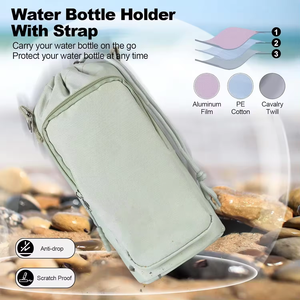 Sac à bandoulière isotherme portable imperméable avec logo personnalisé pour bouteille d'eau - Product Image 5