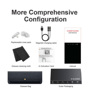 2025 новые умные Переводные очки, многоязычный голосовой помощник, Магнитная Зарядка, звук, звонок, умные солнцезащитные очки - Product Image 2