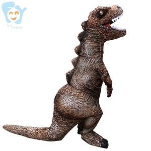 L'explosion adulte orange/marron de Halloween costume le costume gonflable de dinosaure de <span class=keywords><strong>Trex</strong></span> - Product Image 1