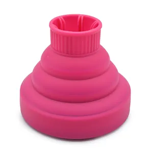 Hood Suitable 4-4.8cm Universal Collapsible Silicone Blower Cover Hairdressing Salon Tools Curly Hair Dryer Folding Diffuser