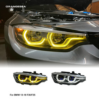 Phares LED complets à succès pour BMW Série 3 F30/F35 2013-2018 avec feux de jour haute puissance OrangeSea Vérifié