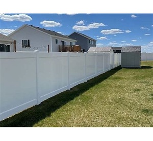 Trắng PVC Vinyl riêng tư hàng rào Panels 6x8 kích thước cho hàng rào trellis & Gates - Product Image 1