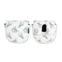 Housse de putter de golf sur mesure de haute qualité en cuir PU avec broderie crocodile – Housse de tête de club de golf pour putter