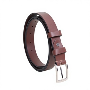 Cinturón de Cuero Vacuno Suave para Mujer, Estilo Casual, Hebilla de Aleación, para Jeans, Venta al Por Mayor - Product Image 1