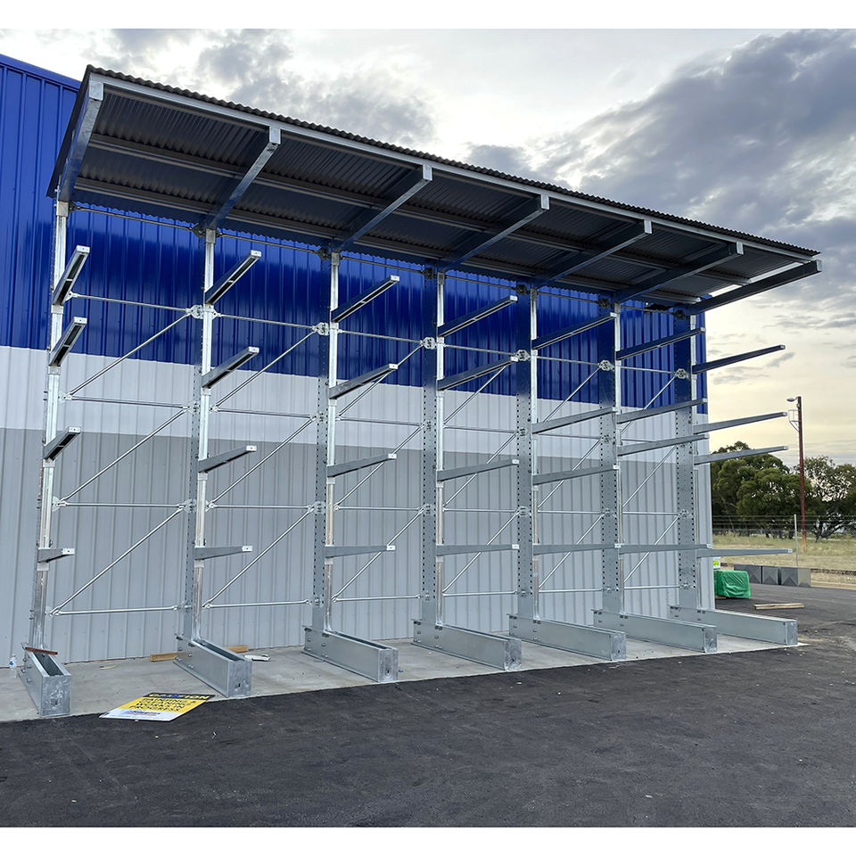Graded Racking Industrial Grade Long Stock Storage Framework Heavy Load Cantilever ...
