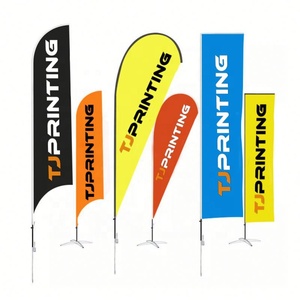 Surf Banner Beach Anuncios para personalizado Flying Flag Pole Logotipo personalizado al aire libre - Product Image 3