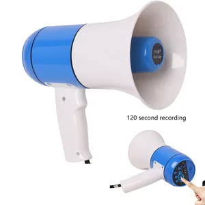 Gongxiang 528U fabbrica ABS plastica ricaricabile portatile blu dente altoparlante megafono elettronico palmare megafono