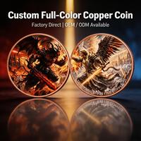 Pièce de monnaie commémorative de collection 2026, 1 oz, en cuivre fin .999, motif Dragon en relief 3D, imprimée UV couleur, thème animal