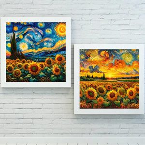 Ever Moment Kit Ricamo Diamantato Fai da Te, <span class=keywords><strong>Pittura</strong></span> AB Girasole, Mosaico a Copertura Totale, Punto Croce ASF2823 - Product Image 2