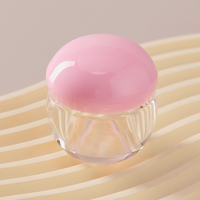 100ml 28g Mini Pot de Crème en Plastique Acrylique Mignon pour Soins de la Peau Petit Pot de Crème pour les Yeux Crème pour le Visage Champignon Lipgloss Conteneur avec Couvercle à Vis