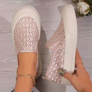 2025 primavera ed estate nuove suole spesse con scarpe da donna per studenti - Product Image 4