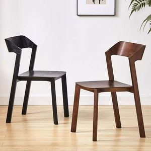 Nordic Minimalist Solid Wood <b>Dining</b> <b>Chair</b> Stable Design For Home <b>Dining</b> Room - Product Image 4