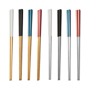 Korean Chopsticks Colorful Stainless Steel 304 Sushi Titanium Chopsticks
