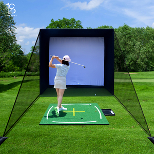 Boîtier de simulateur de <span class=keywords><strong>golf</strong></span> facile à installer pour l'entraînement de frappe de <span class=keywords><strong>golf</strong></span> à domicile <span class=keywords><strong>Filet</strong></span> de simulateur de <span class=keywords><strong>golf</strong></span> personnalisé avec écran à impact HD - Product Image 5