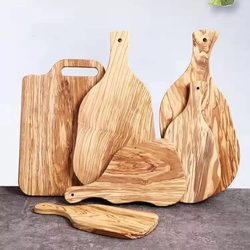 Vente en gros d'usine planches à découper en bois épaisses vierges de cuisine personnalisées bloc de planche à découper en bois intelligent bambou acacia noyer noir - Product Image 4